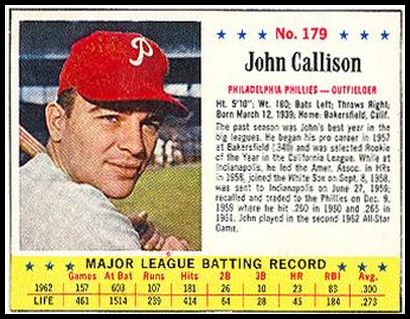 179 Johnny Callison